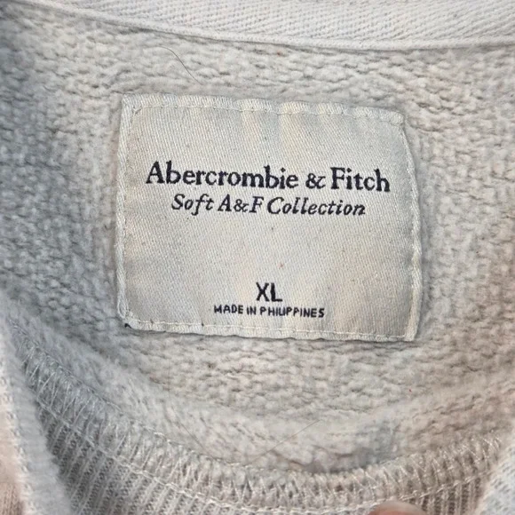 Abercrombie & Fitch Sports & Leisure Club Santa Monica Sweatshirt Grey XL - Picture 8 of 15